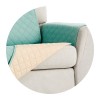 Cobre-sofá para sofá de canto acolchoada reversível Couch Cover