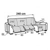 Reverte Chaise lounge chair Relax