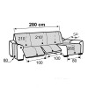 Reverte Chaise lounge chair Relax