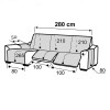 Reverte Chaise lounge chair Relax